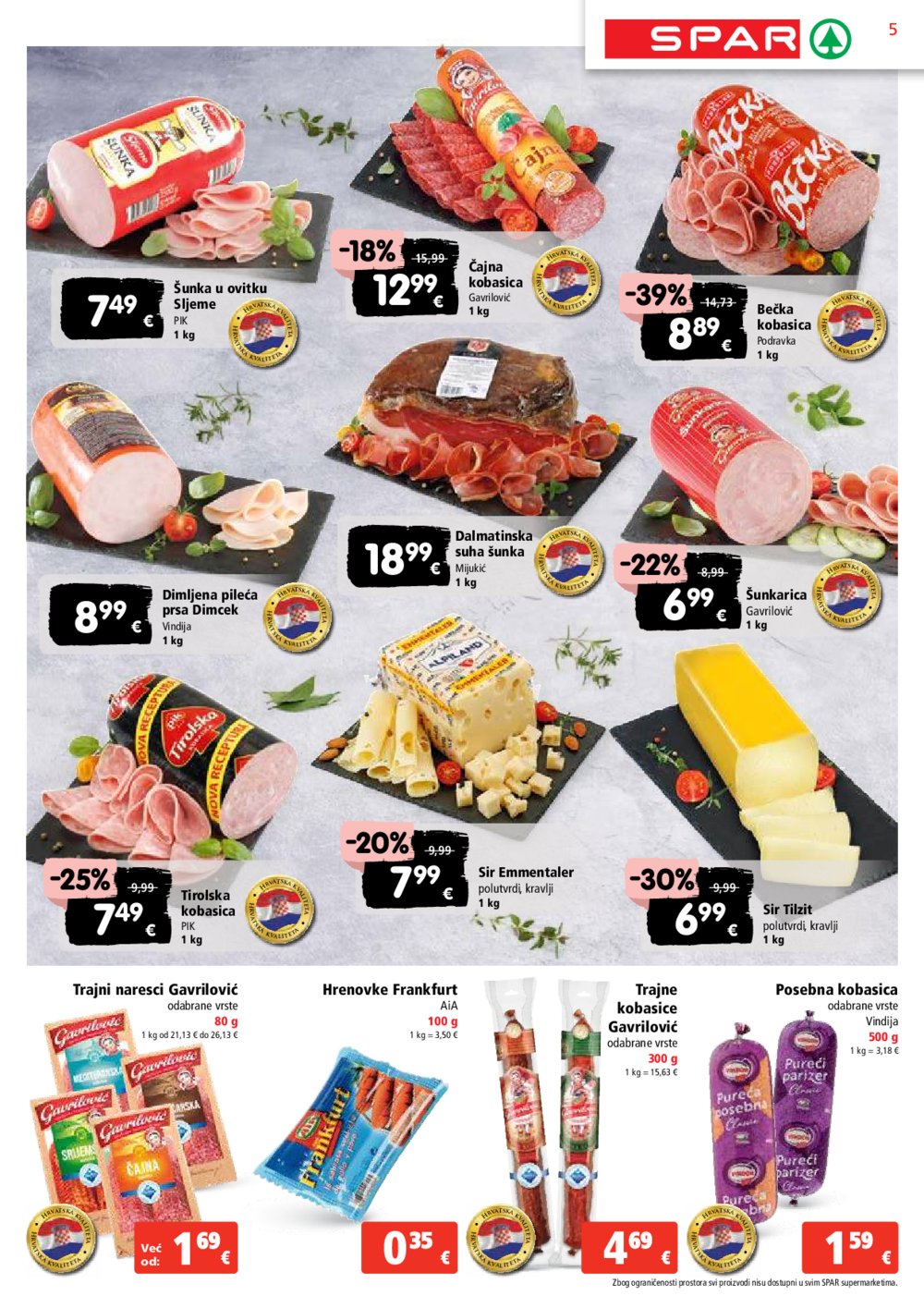 SPAR katalog Akcija 08.01.- 14.01. 2025.