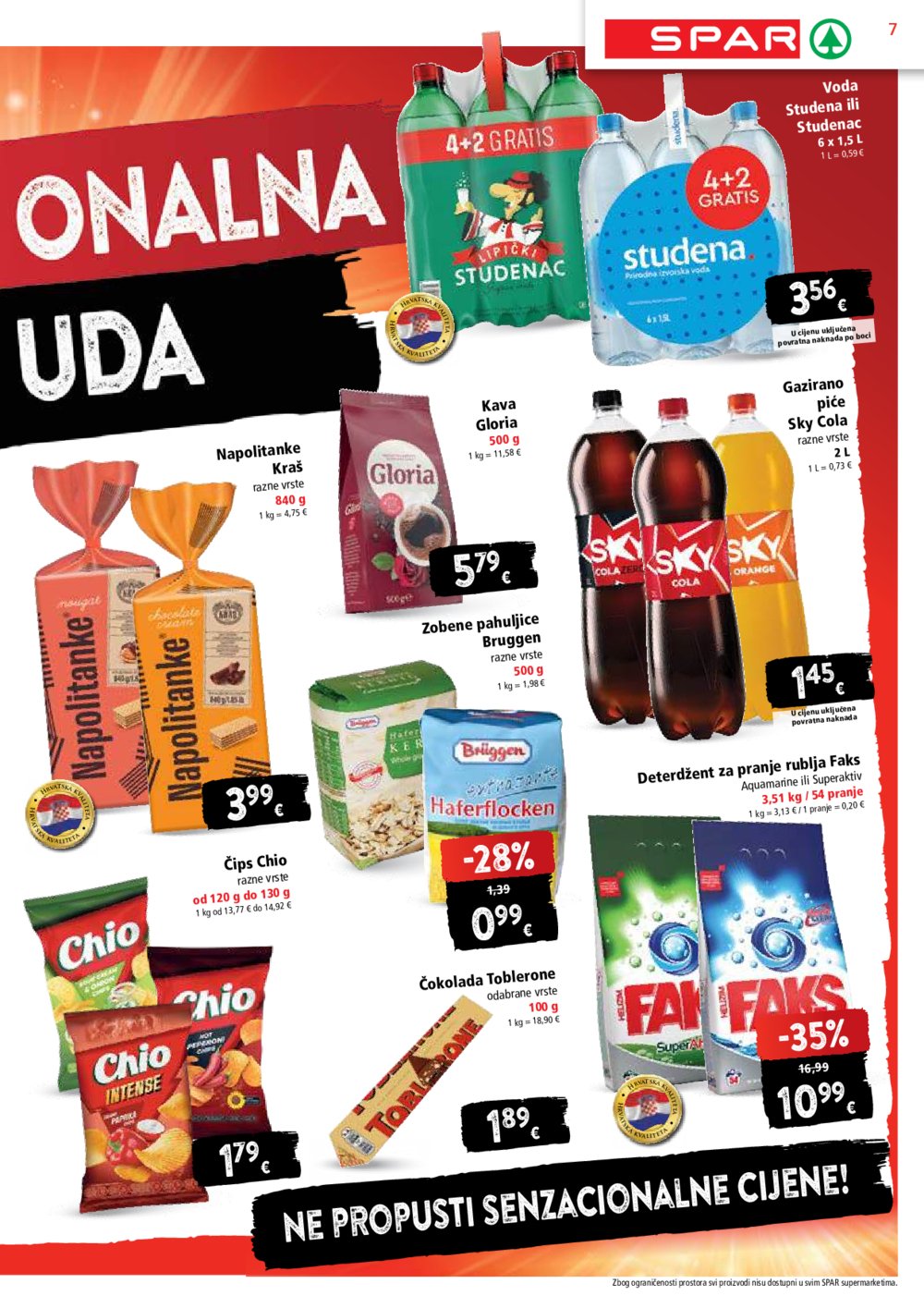 SPAR katalog Akcija 08.01.- 14.01. 2025.