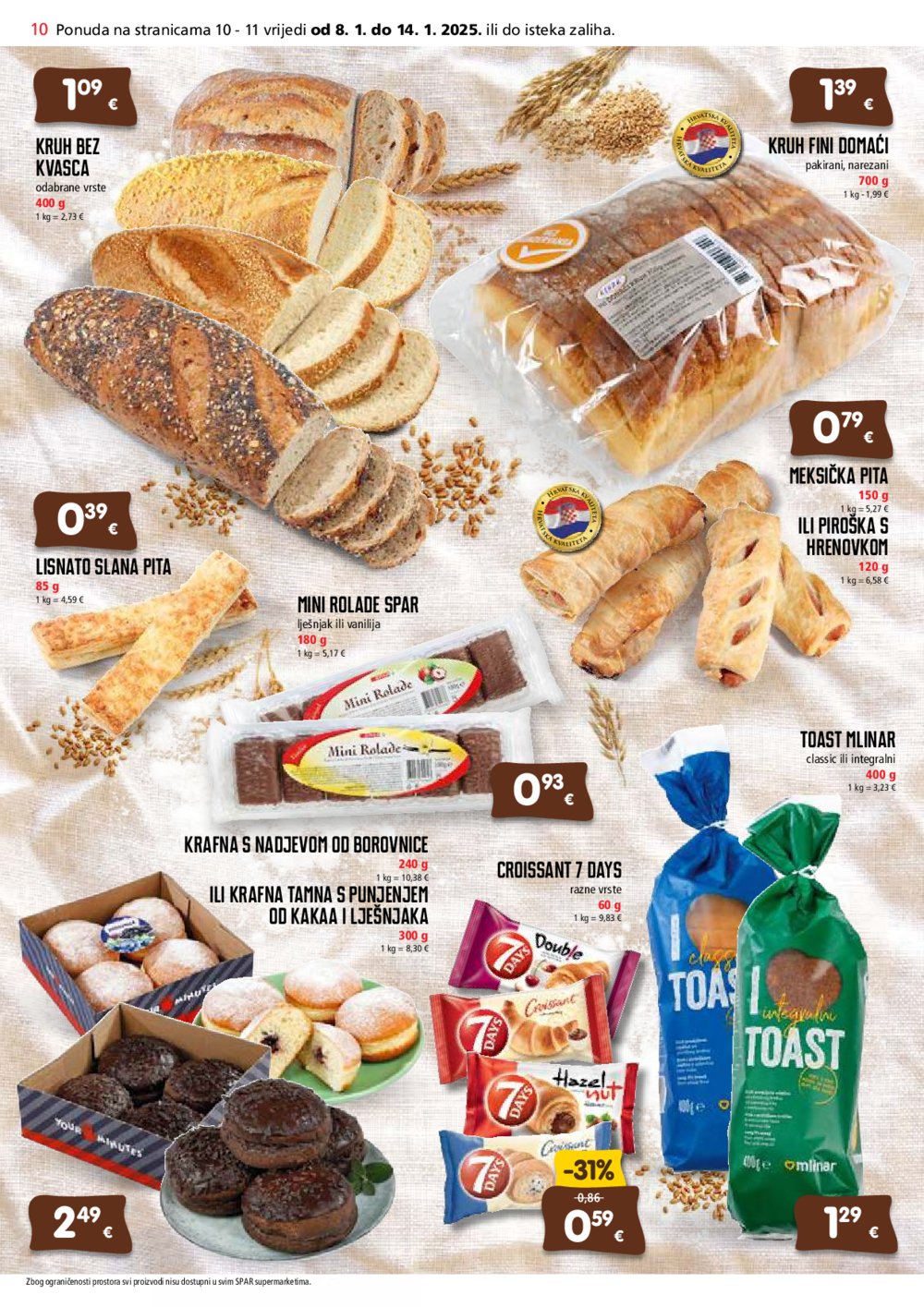 SPAR katalog Akcija 08.01.- 14.01. 2025.