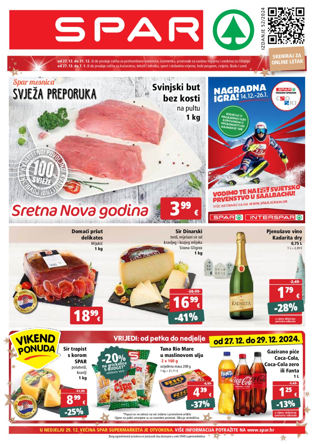 SPAR katalog Akcija 27.12.-31.12.2024.