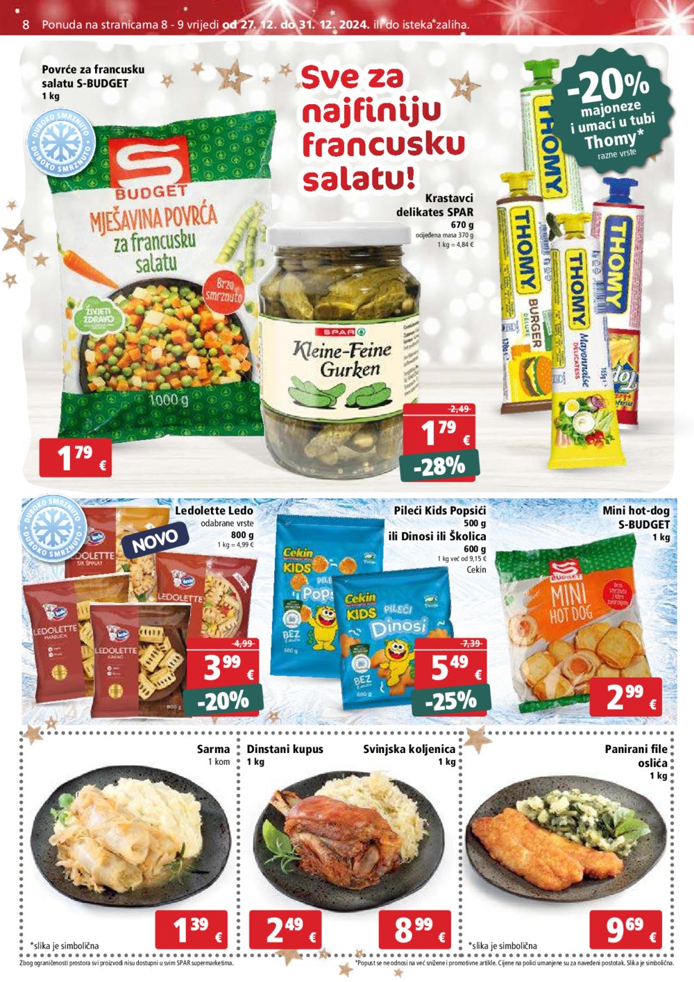 SPAR katalog Akcija 27.12.-31.12.2024.