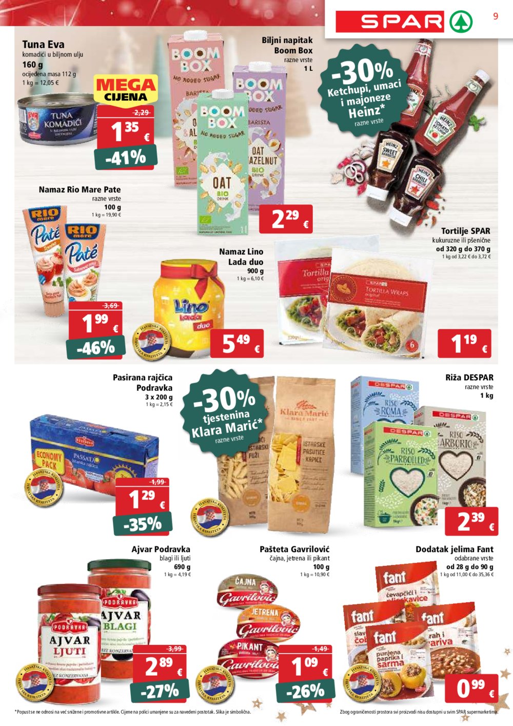 SPAR katalog Akcija 27.12.-31.12.2024.