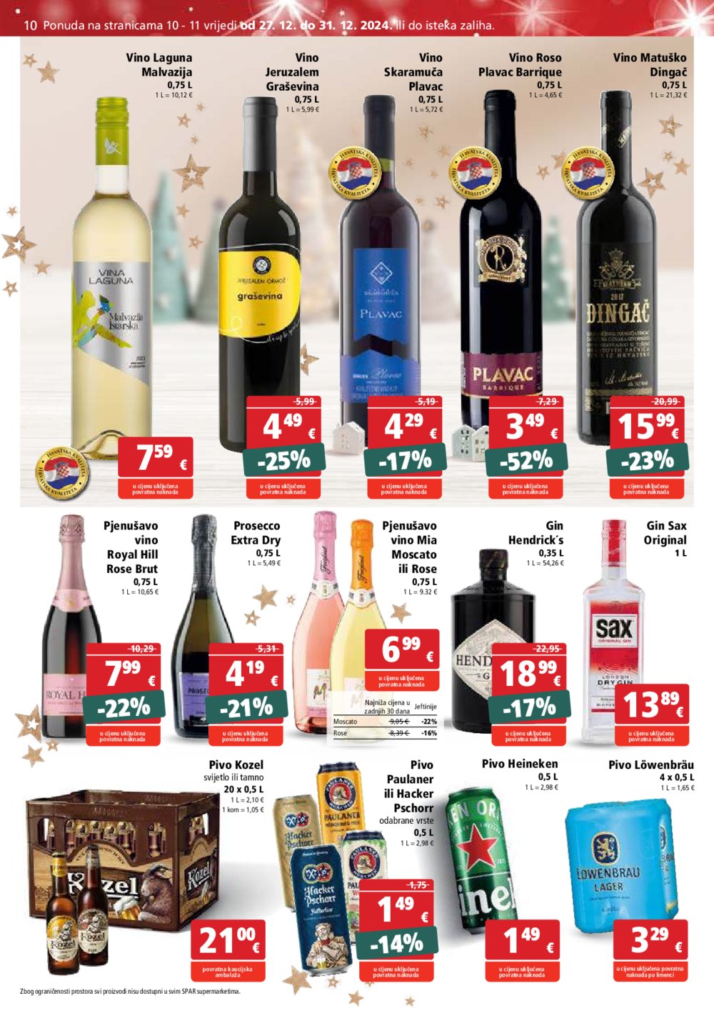 SPAR katalog Akcija 27.12.-31.12.2024.