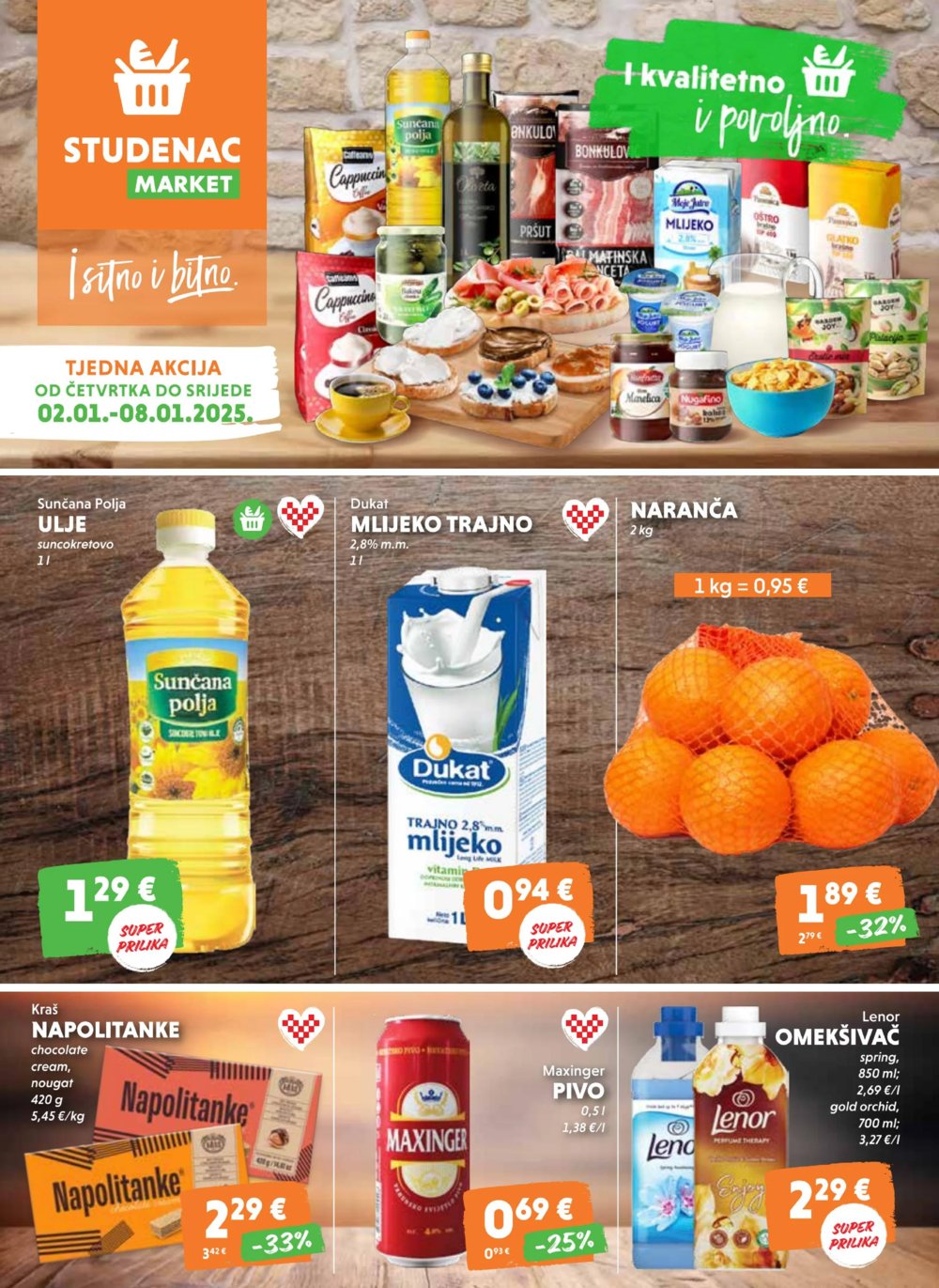 Studenac katalog Akcija 02.01. - 08.01.2025.