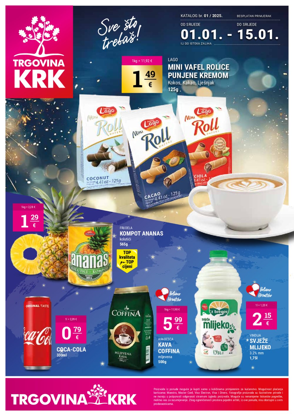 Trgovina Krk katalog Akcija 01.01.-15.01.2025.