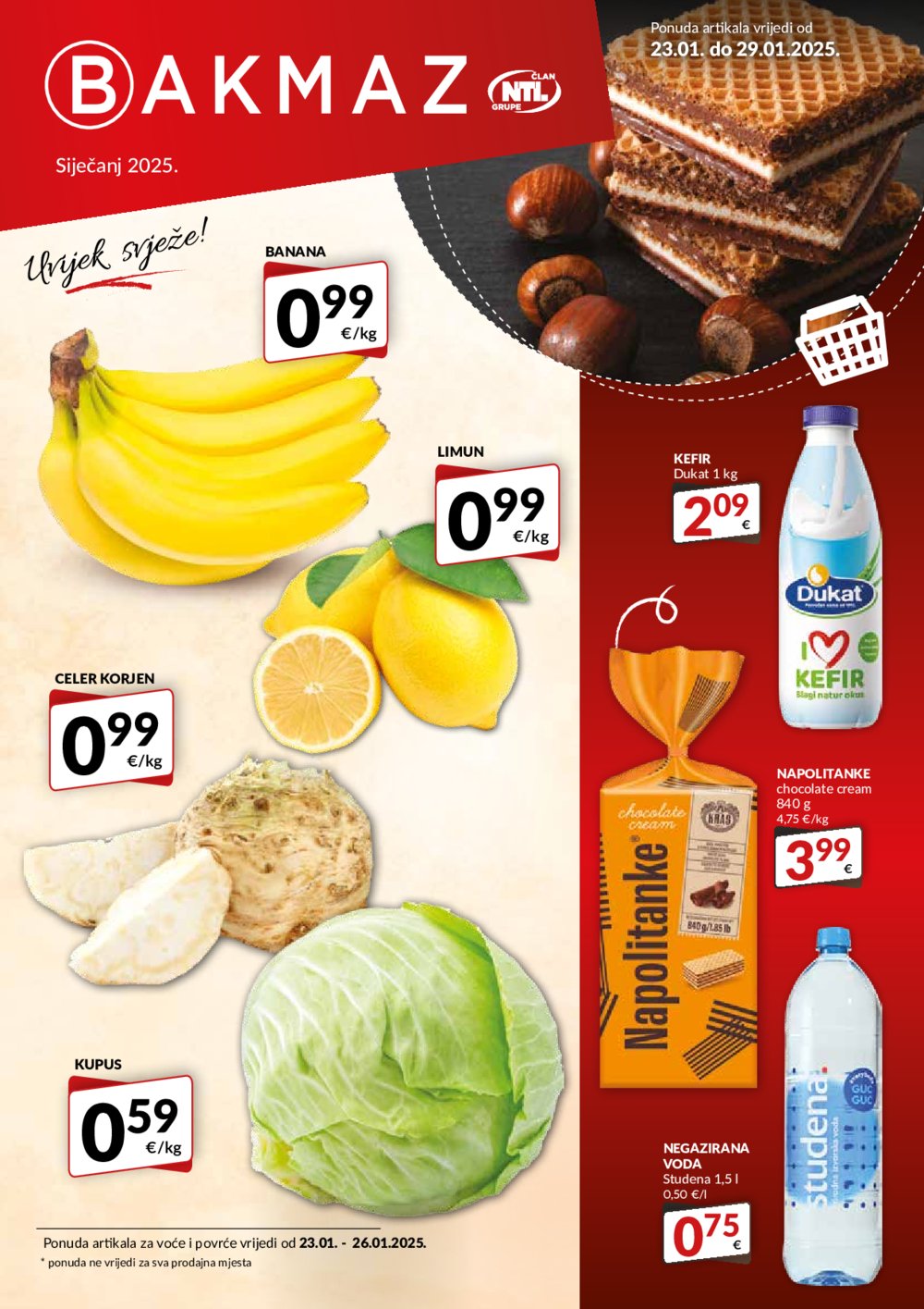 Bakmaz katalog Akcija 23.01.-29.01.2025.