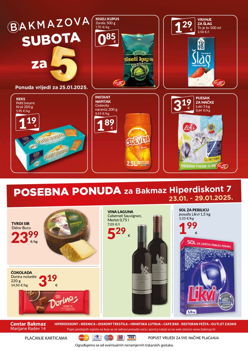 Bakmaz katalog Akcija 23.01.-29.01.2025.