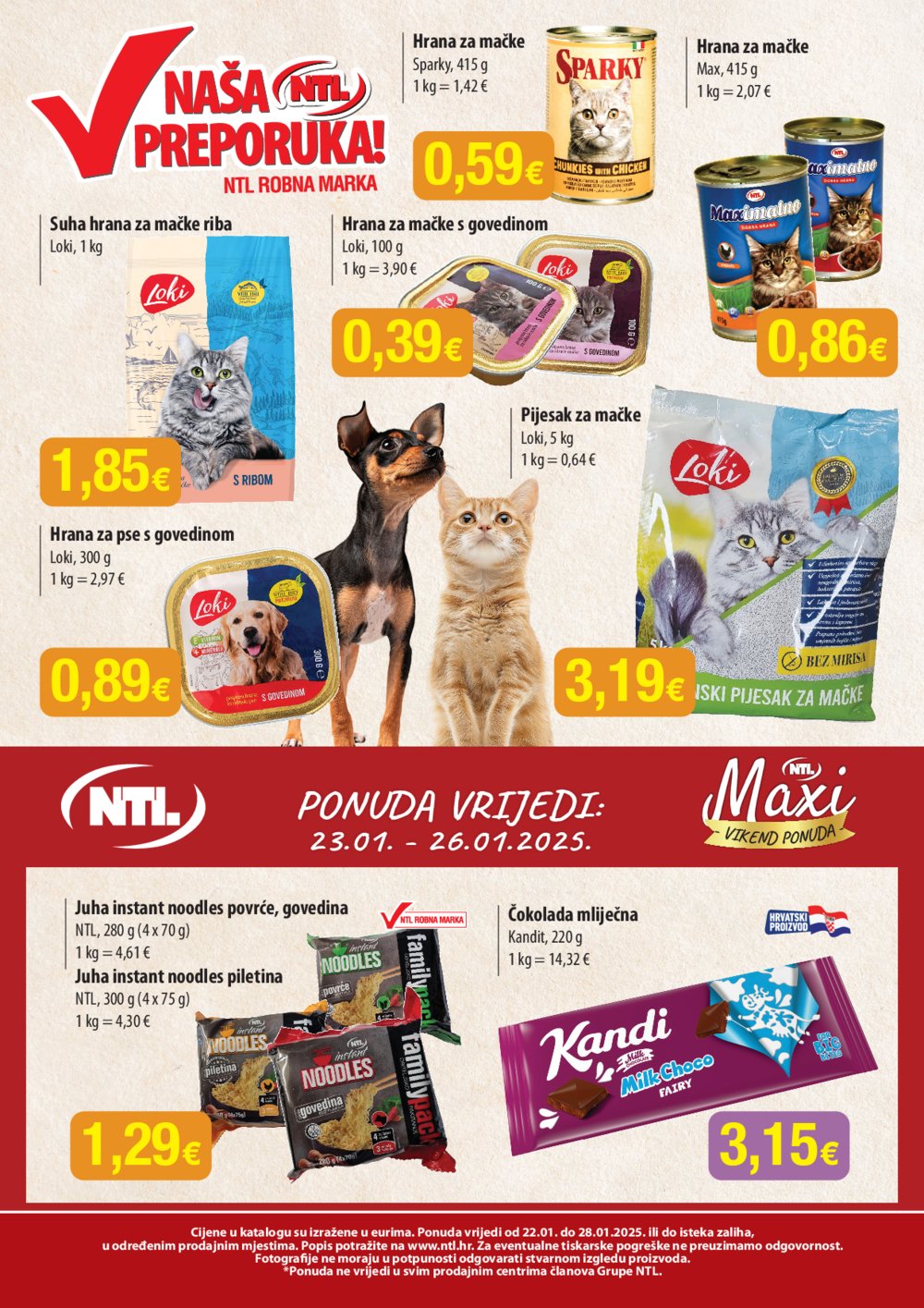 Bakmaz katalog NTL Maxi Tjedna 22.01.-28.01.2025