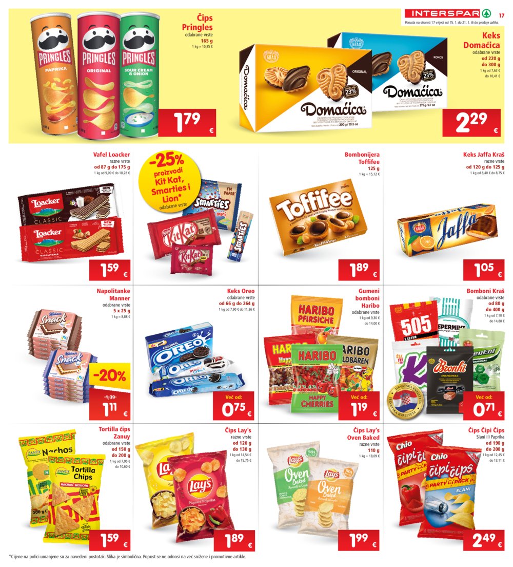 INTERSPAR katalog Akcija 15.01.-21.01.2025.