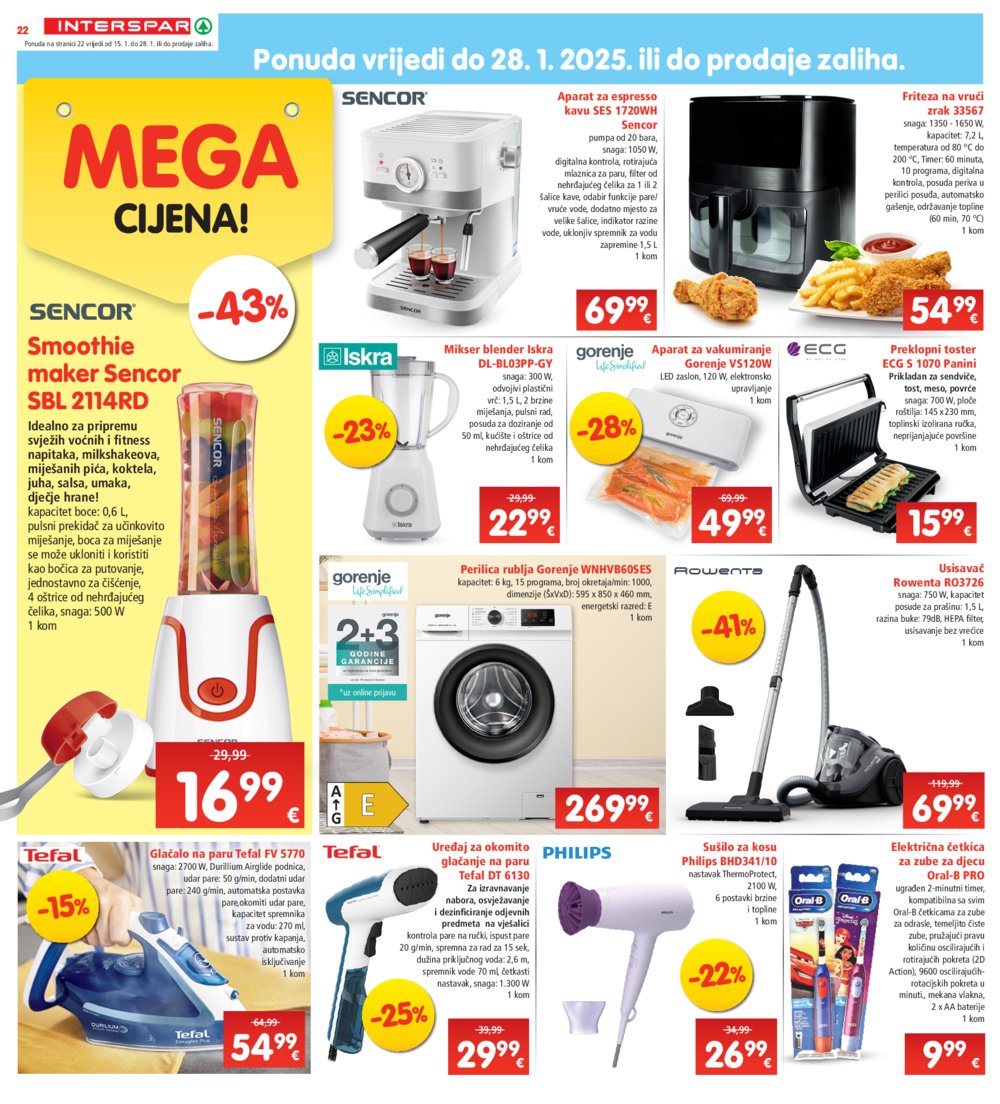 INTERSPAR katalog Akcija 15.01.-21.01.2025.