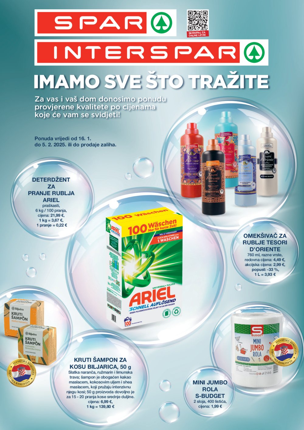 INTERSPAR katalog Akcija 16.01.-05.02.2025.