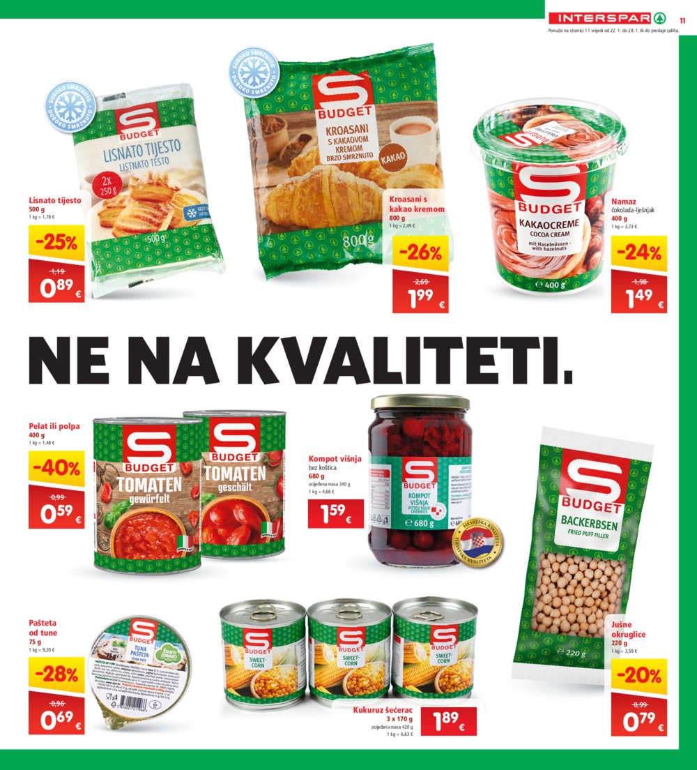 INTERSPAR katalog Akcija 22.01.-28.01.2025.