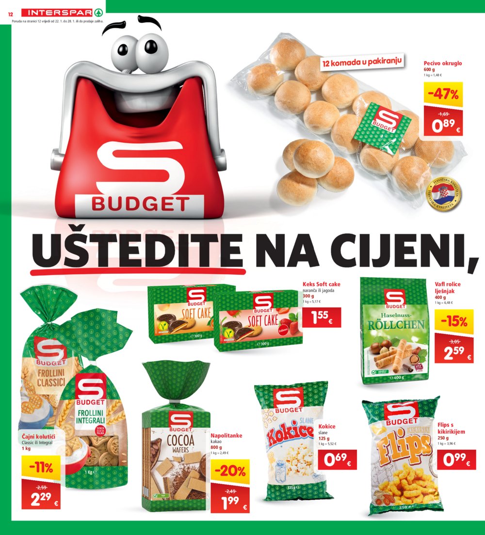 INTERSPAR katalog Akcija 22.01.-28.01.2025.