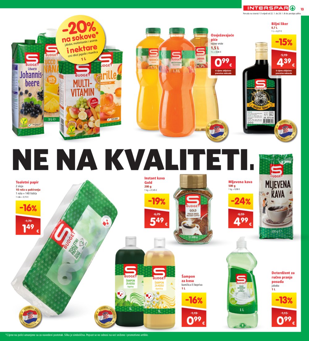 INTERSPAR katalog Akcija 22.01.-28.01.2025.