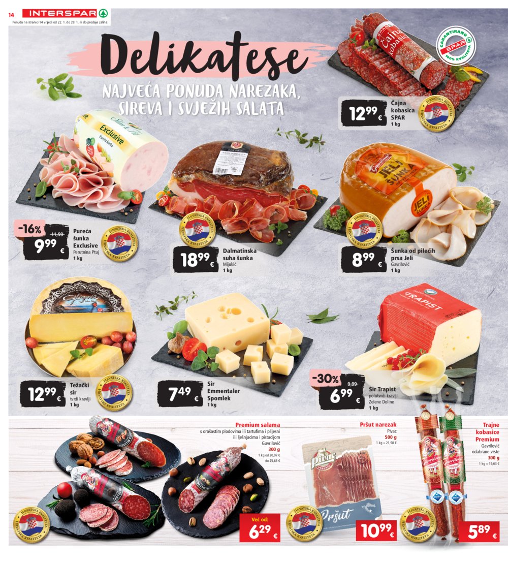 INTERSPAR katalog Akcija 22.01.-28.01.2025.