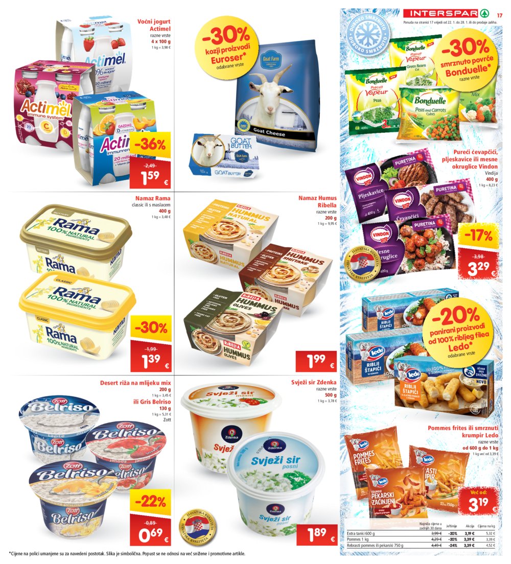 INTERSPAR katalog Akcija 22.01.-28.01.2025.