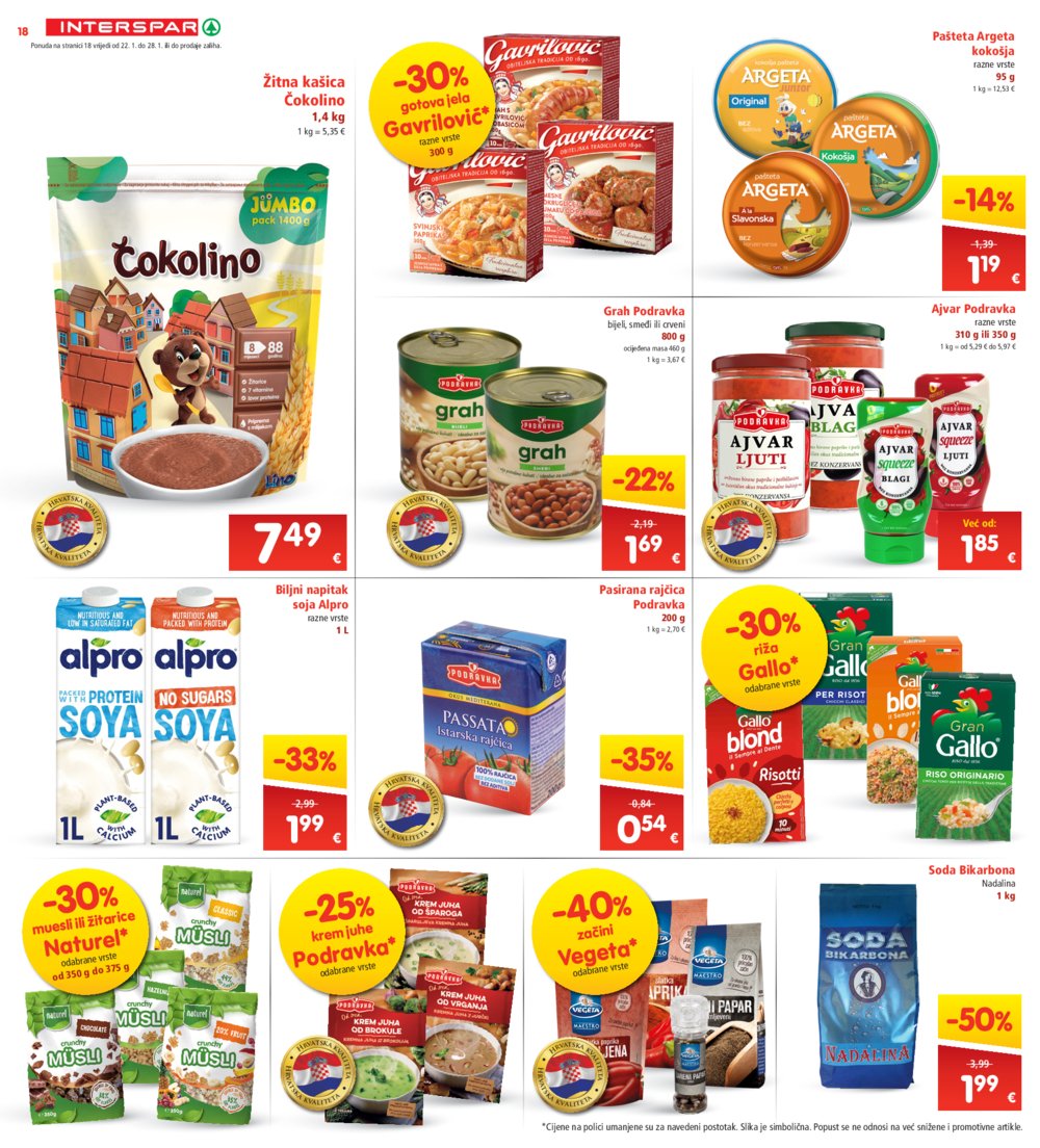 INTERSPAR katalog Akcija 22.01.-28.01.2025.