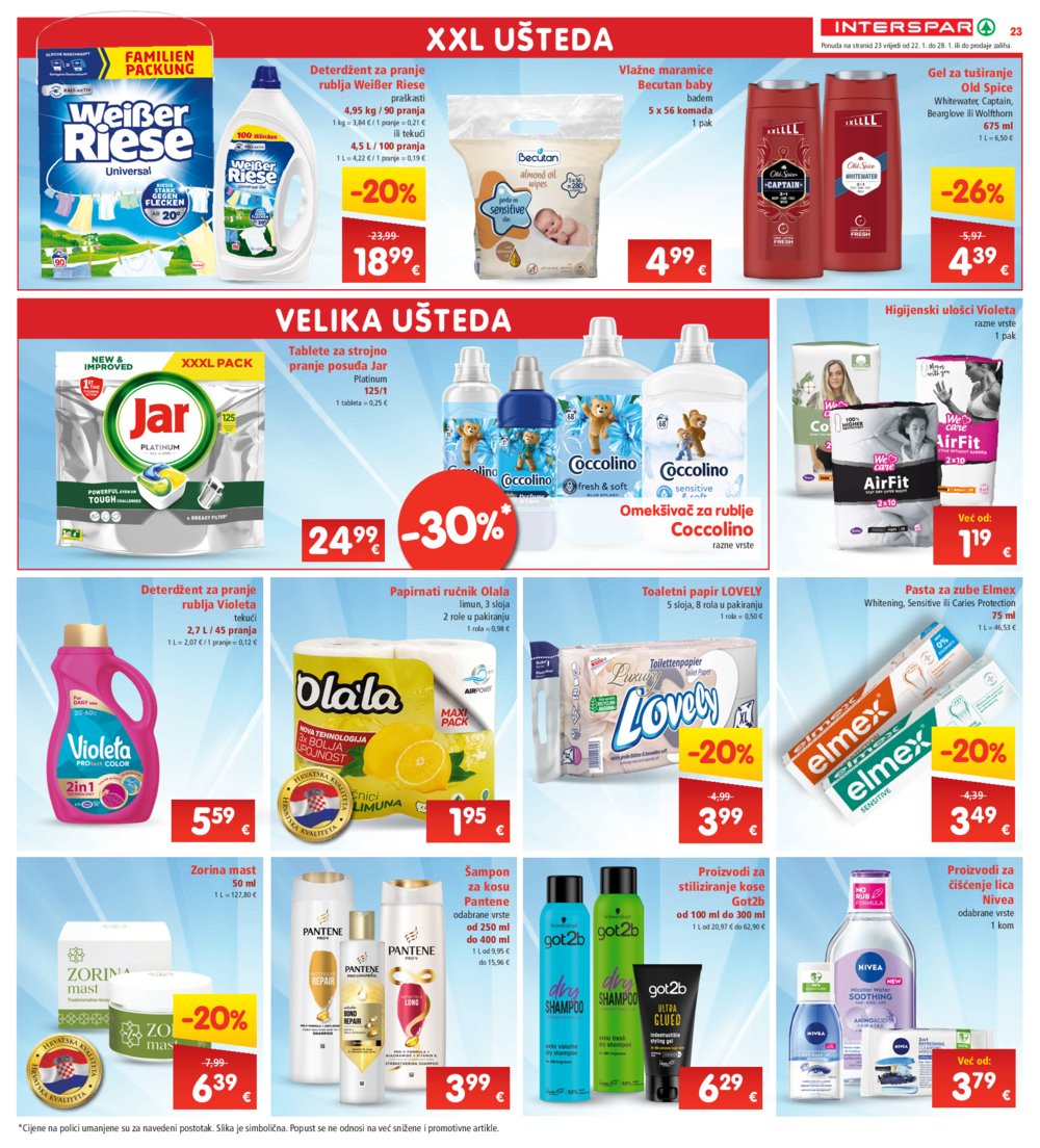 INTERSPAR katalog Akcija 22.01.-28.01.2025.