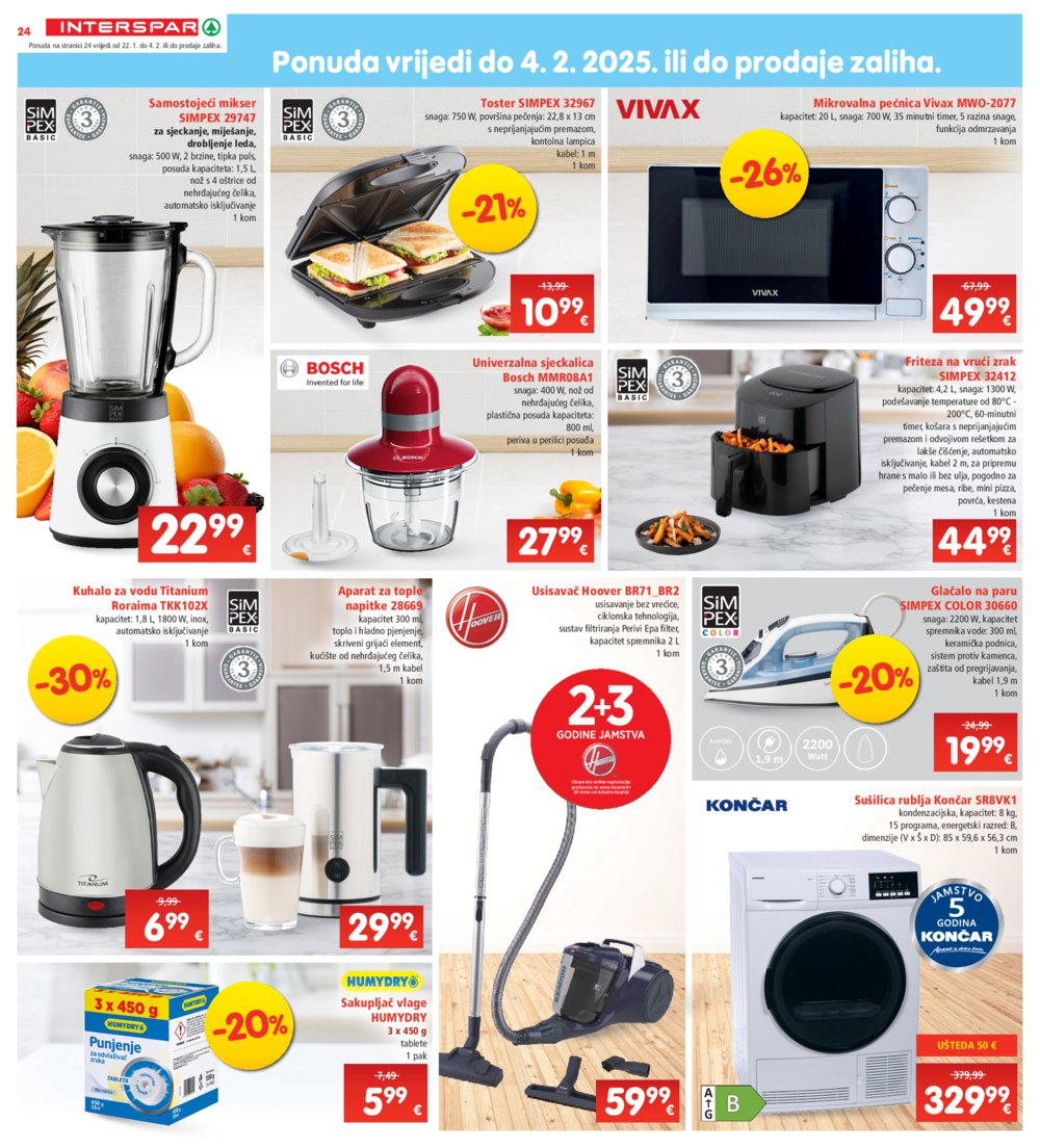 INTERSPAR katalog Akcija 22.01.-28.01.2025.