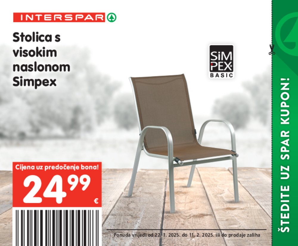 INTERSPAR katalog bonova 22.01.-11.02.2025.