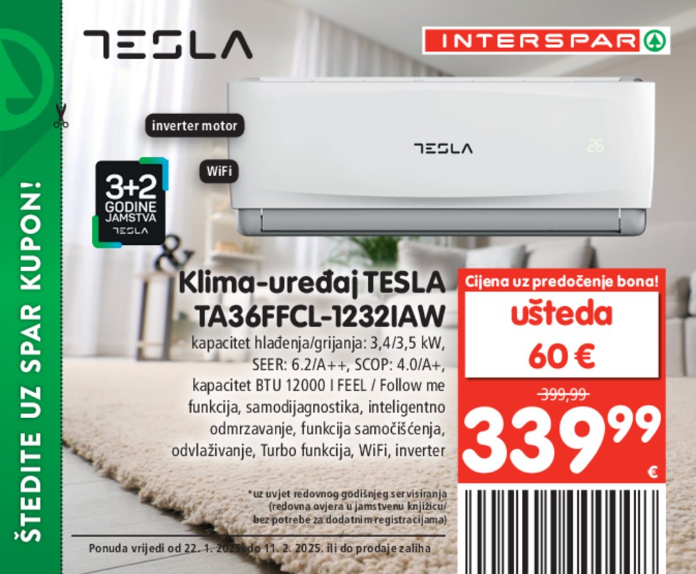 INTERSPAR katalog bonova 22.01.-11.02.2025.