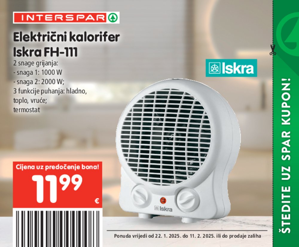 INTERSPAR katalog bonova 22.01.-11.02.2025.