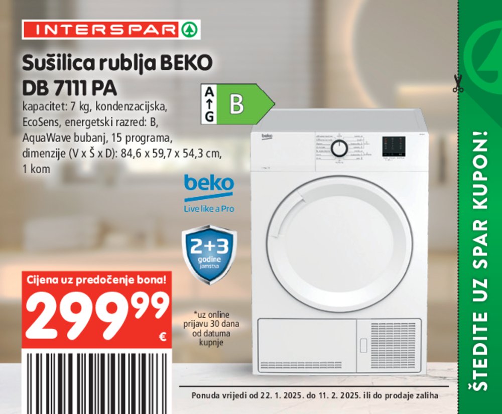 INTERSPAR katalog bonova 22.01.-11.02.2025.