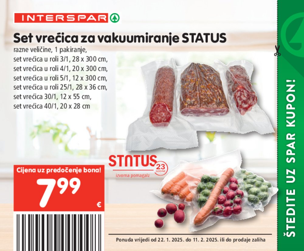 INTERSPAR katalog bonova 22.01.-11.02.2025.