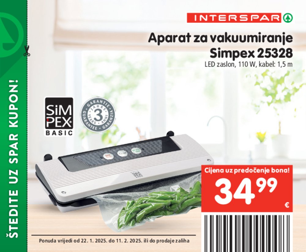 INTERSPAR katalog bonova 22.01.-11.02.2025.