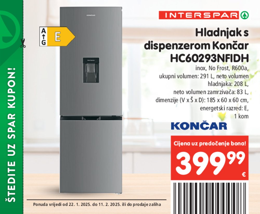 INTERSPAR katalog bonova 22.01.-11.02.2025.