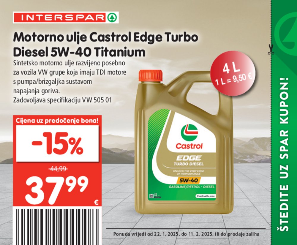 INTERSPAR katalog bonova 22.01.-11.02.2025.