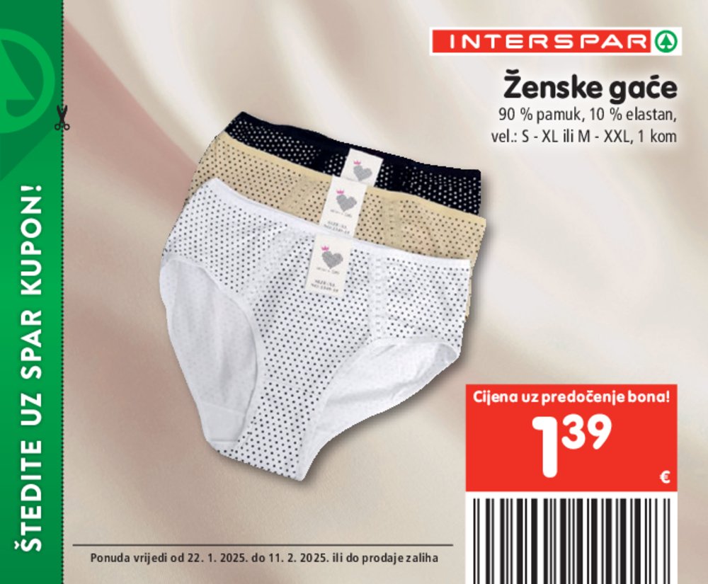 INTERSPAR katalog bonova 22.01.-11.02.2025.