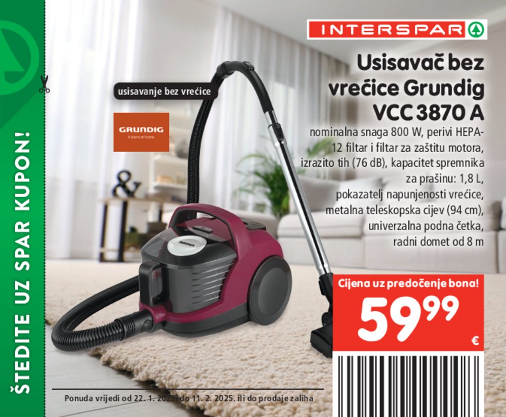 INTERSPAR katalog bonova 22.01.-11.02.2025.