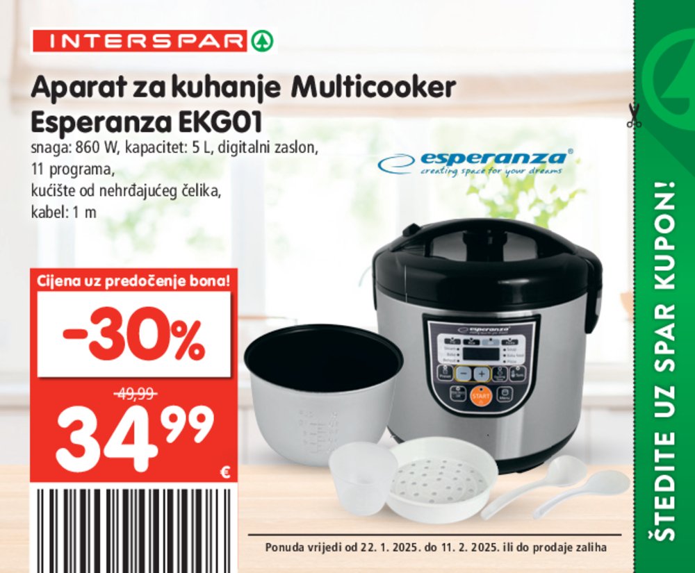 INTERSPAR katalog bonova 22.01.-11.02.2025.