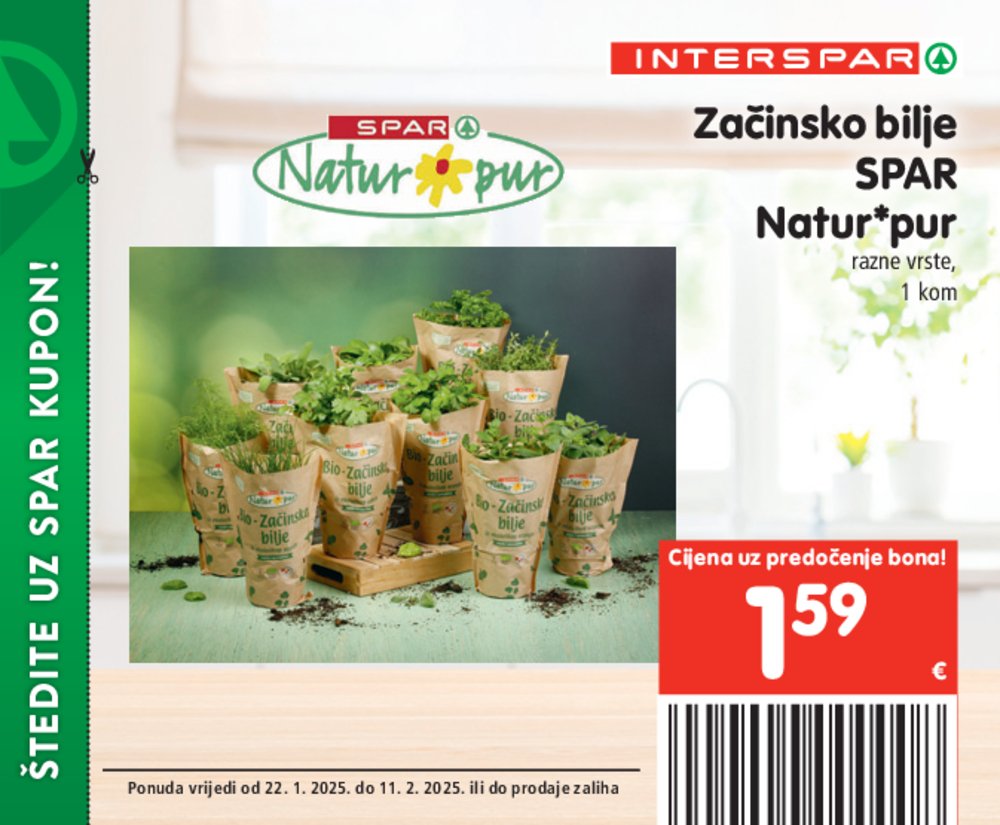 INTERSPAR katalog bonova 22.01.-11.02.2025.