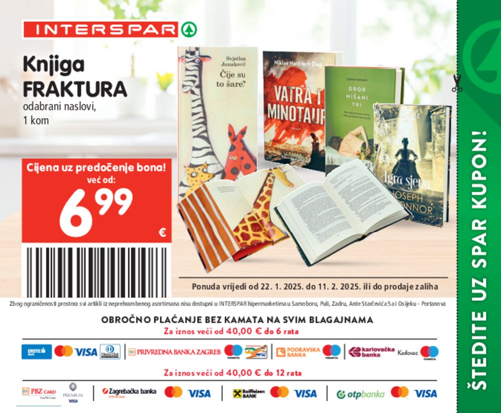 INTERSPAR katalog bonova 22.01.-11.02.2025.