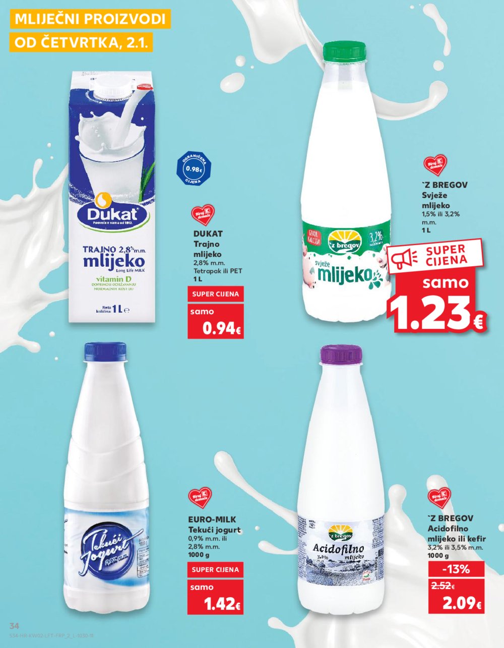 Kaufland katalog Akcija 08.01.-14.01.2025. VG, Ro, Ma, Vu, DS, Po, Vo i Ivanec