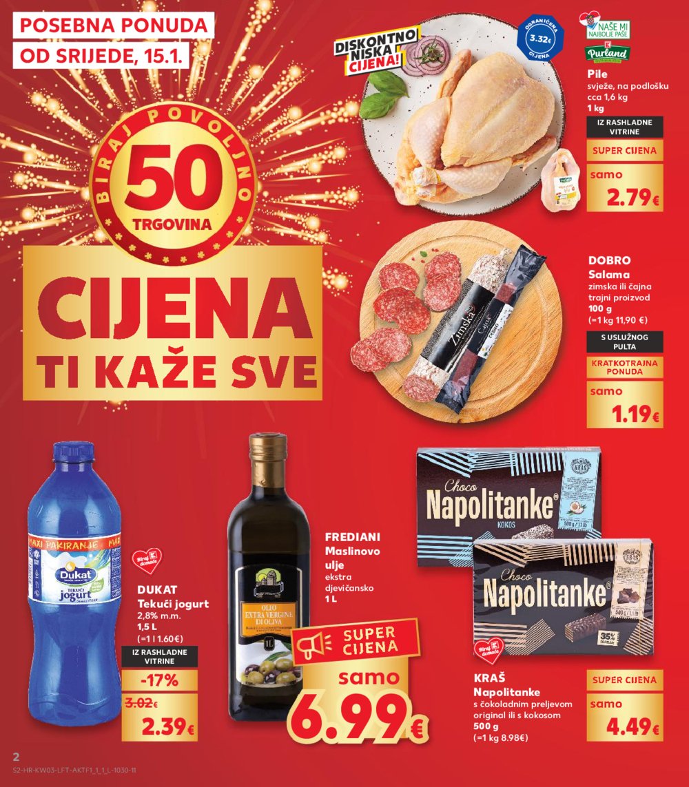 Kaufland katalog Akcija 15.01.-21.01.2025. Odabrane poslovnice