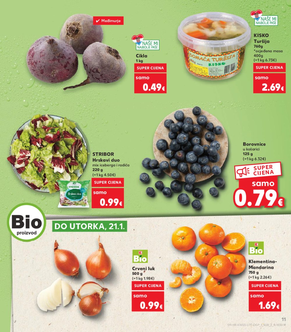 Kaufland katalog Akcija 15.01.-21.01.2025. Odabrane poslovnice