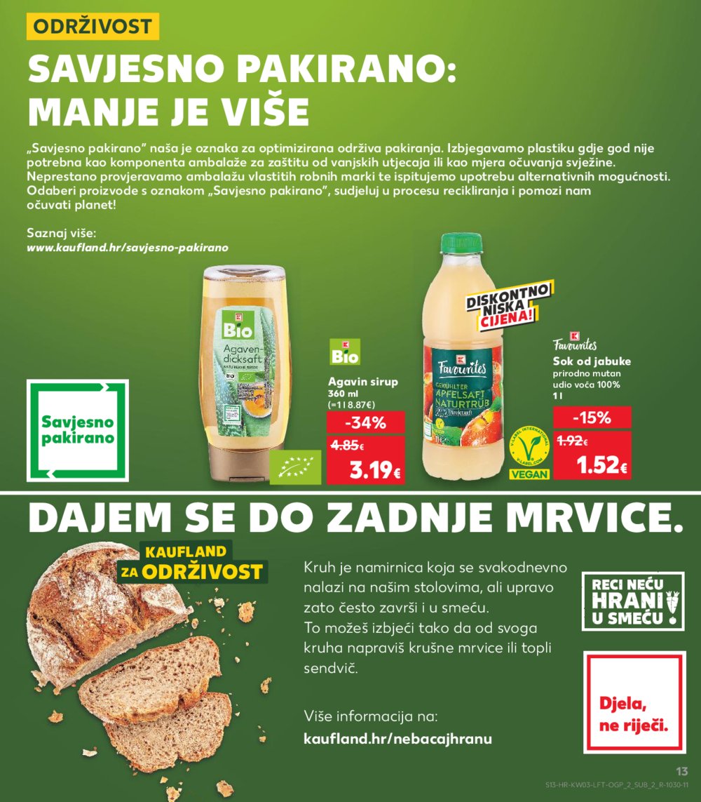 Kaufland katalog Akcija 15.01.-21.01.2025. Odabrane poslovnice