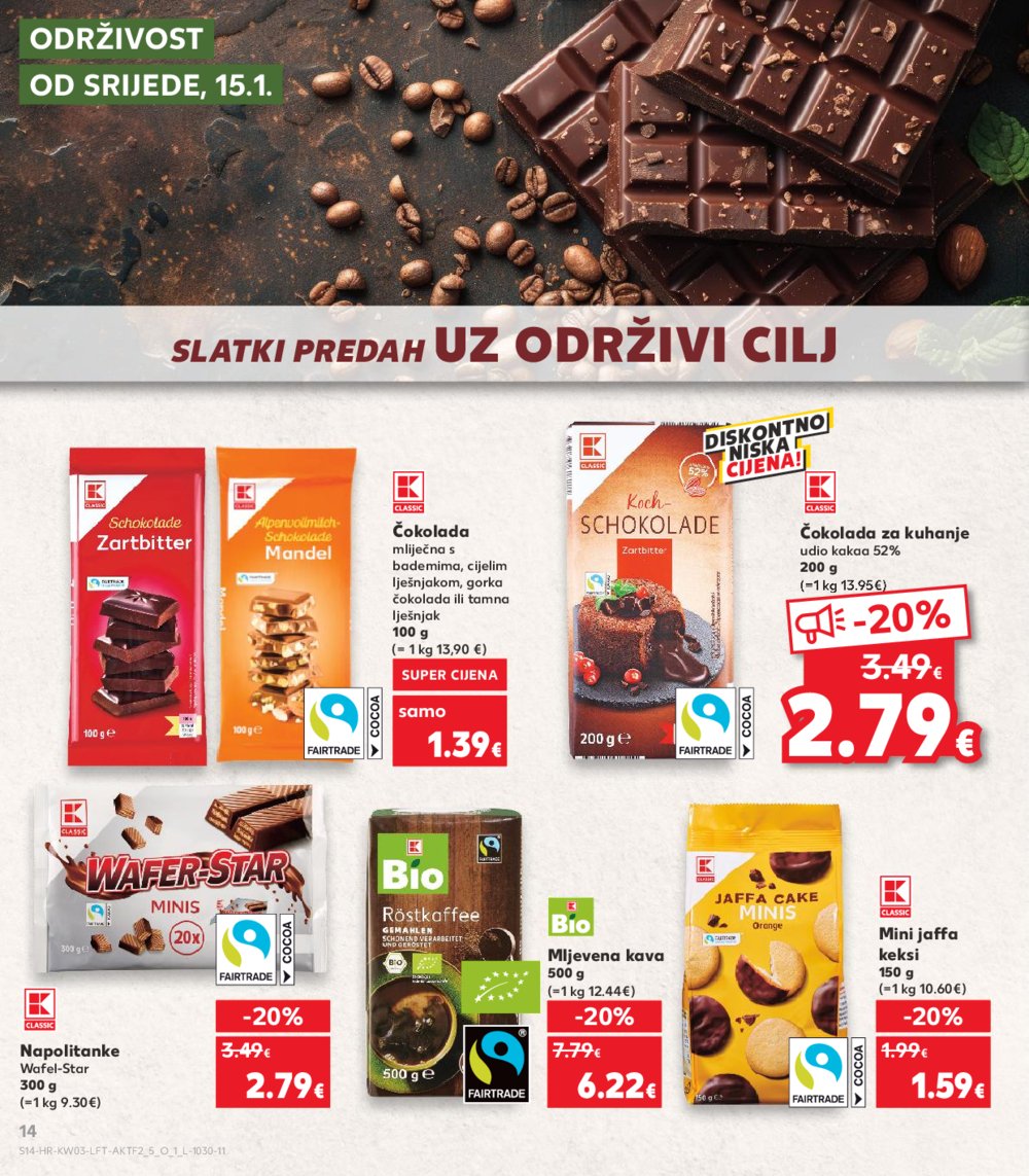 Kaufland katalog Akcija 15.01.-21.01.2025. Odabrane poslovnice