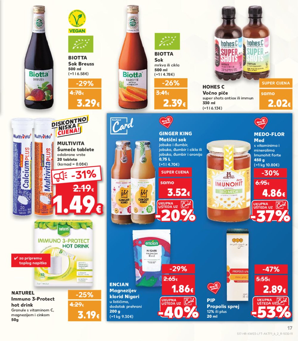 Kaufland katalog Akcija 15.01.-21.01.2025. Odabrane poslovnice