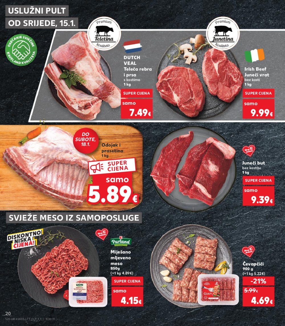 Kaufland katalog Akcija 15.01.-21.01.2025. Odabrane poslovnice