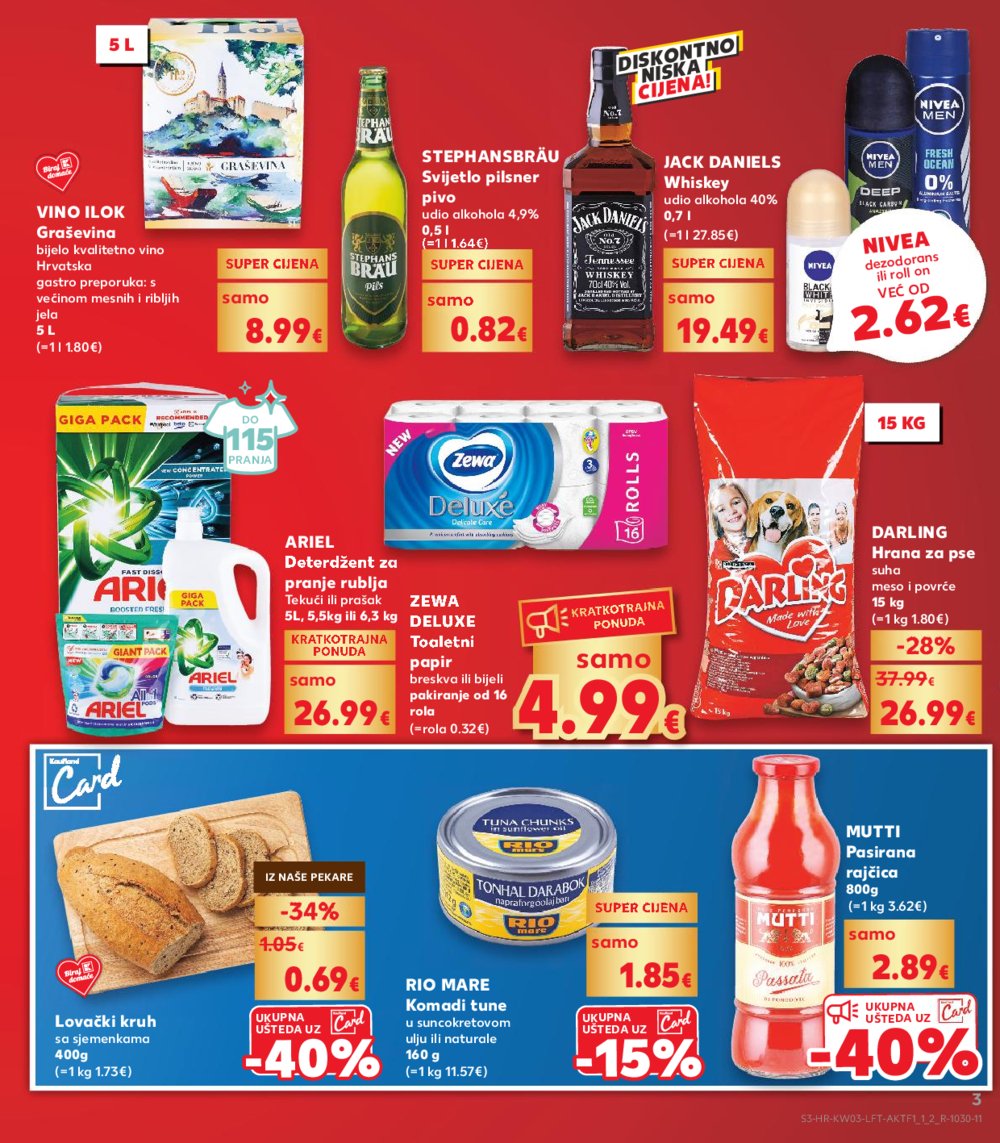 Kaufland katalog Akcija 15.01.-21.01.2025. Odabrane poslovnice