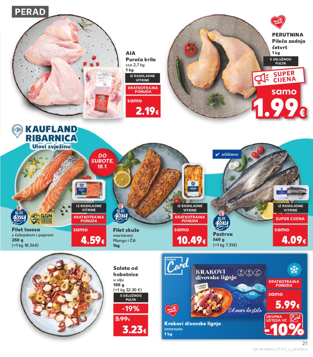 Kaufland katalog Akcija 15.01.-21.01.2025. Odabrane poslovnice