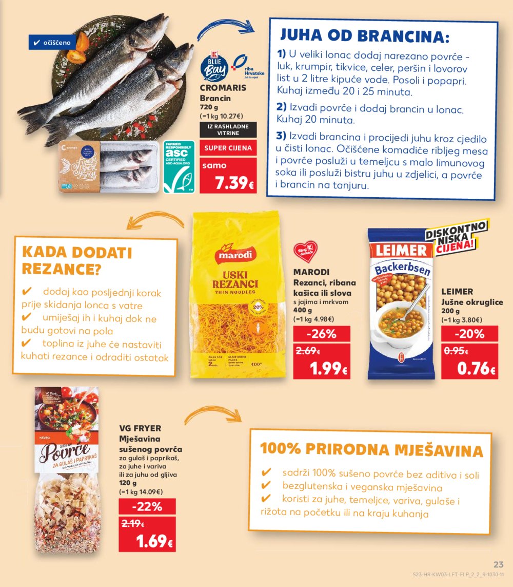 Kaufland katalog Akcija 15.01.-21.01.2025. Odabrane poslovnice