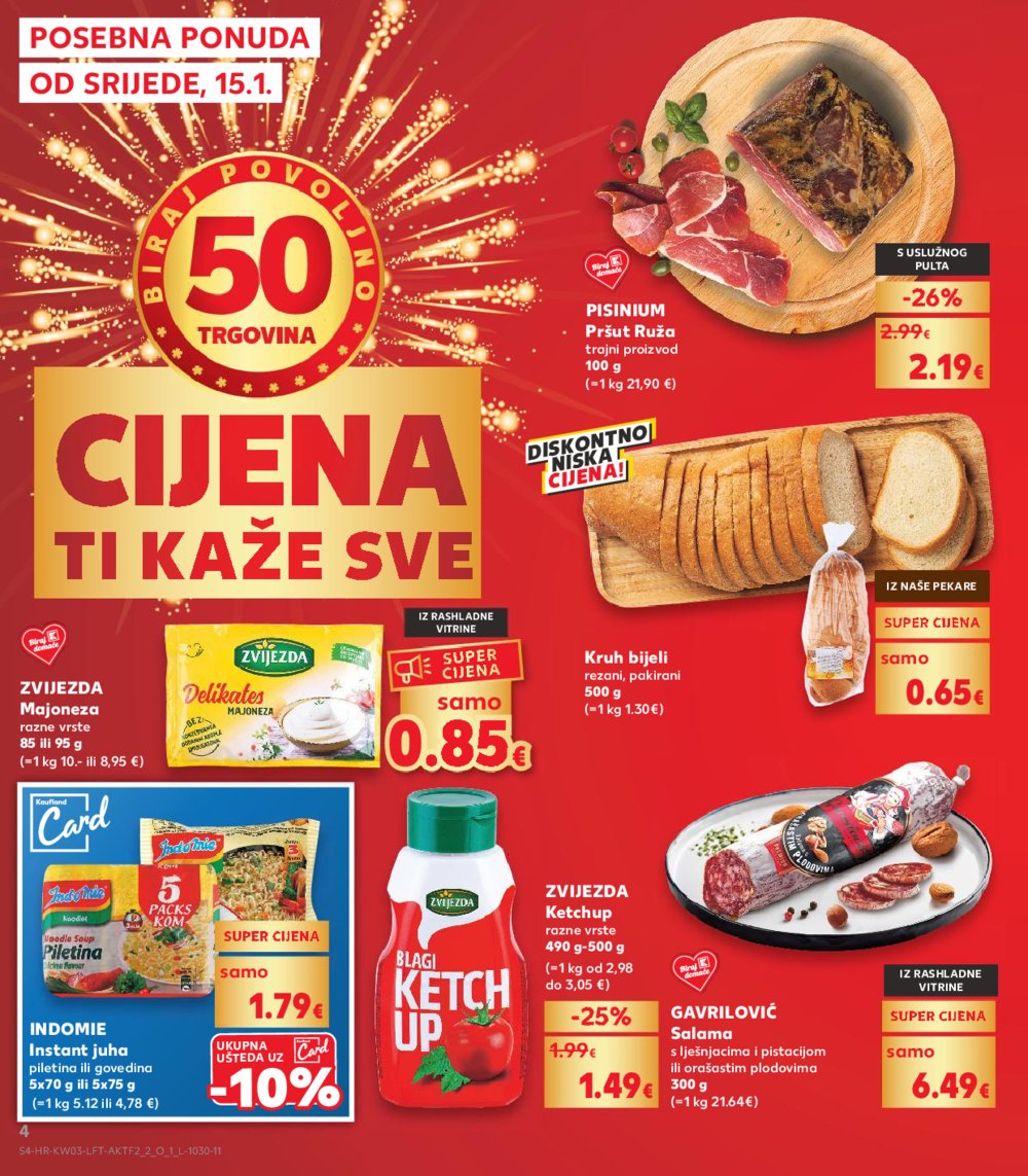 Kaufland katalog Akcija 15.01.-21.01.2025. Odabrane poslovnice