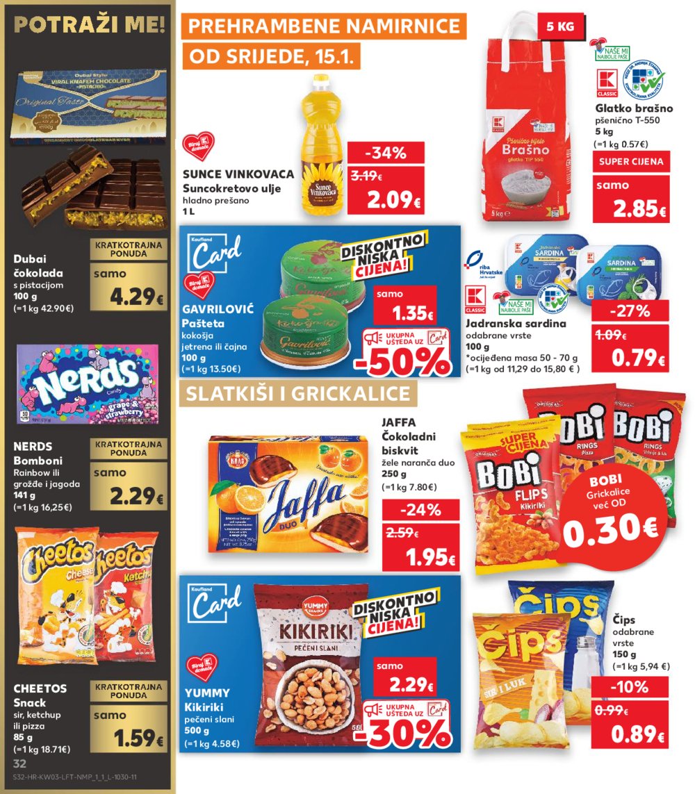 Kaufland katalog Akcija 15.01.-21.01.2025. Odabrane poslovnice