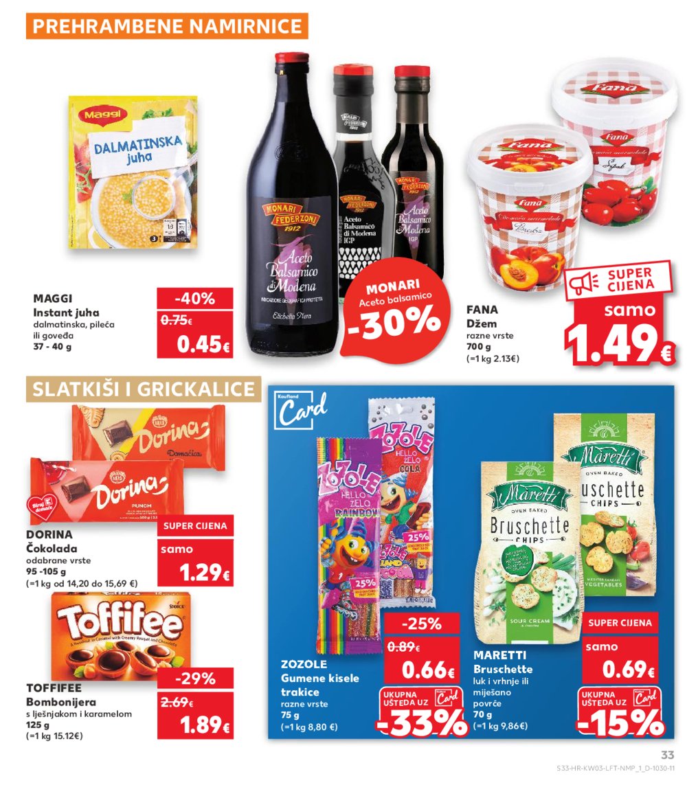 Kaufland katalog Akcija 15.01.-21.01.2025. Odabrane poslovnice