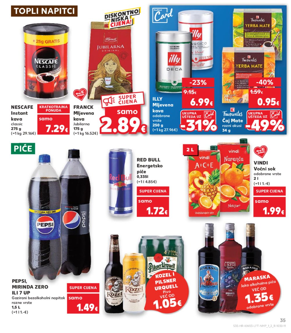 Kaufland katalog Akcija 15.01.-21.01.2025. Odabrane poslovnice